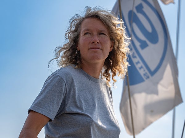 Neushäfer aboard the Minnehaha