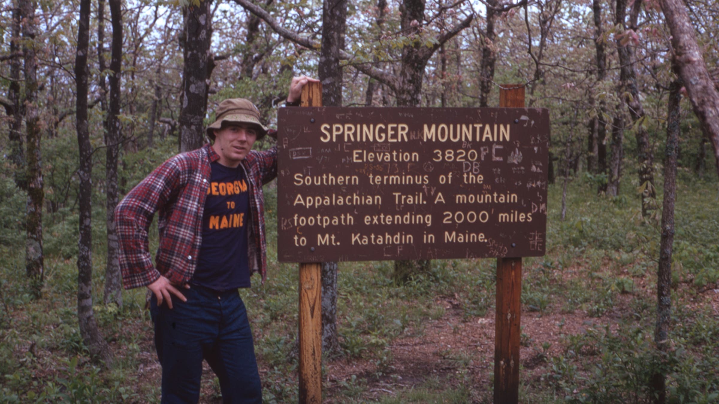 Doyle at the AT’s southern end in 1973