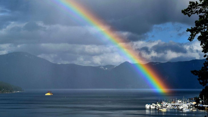 Lake Pend Orielle rainbow