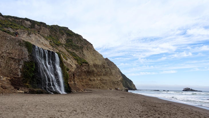 Alamere Falls, Wildcat Beach, Point Reyes National Park