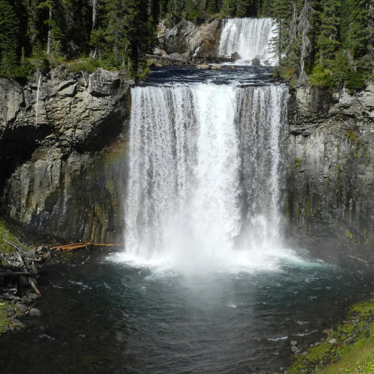 Colonnade Falls on the Bechler River, Yellowstone