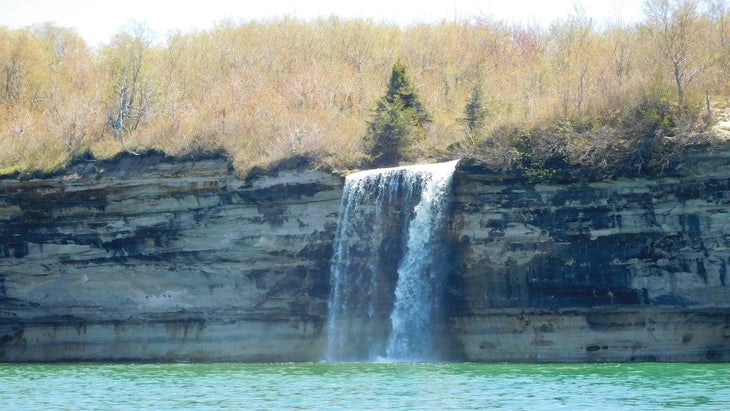 Spray Falls, Pictured Rocks National Park, Michigan