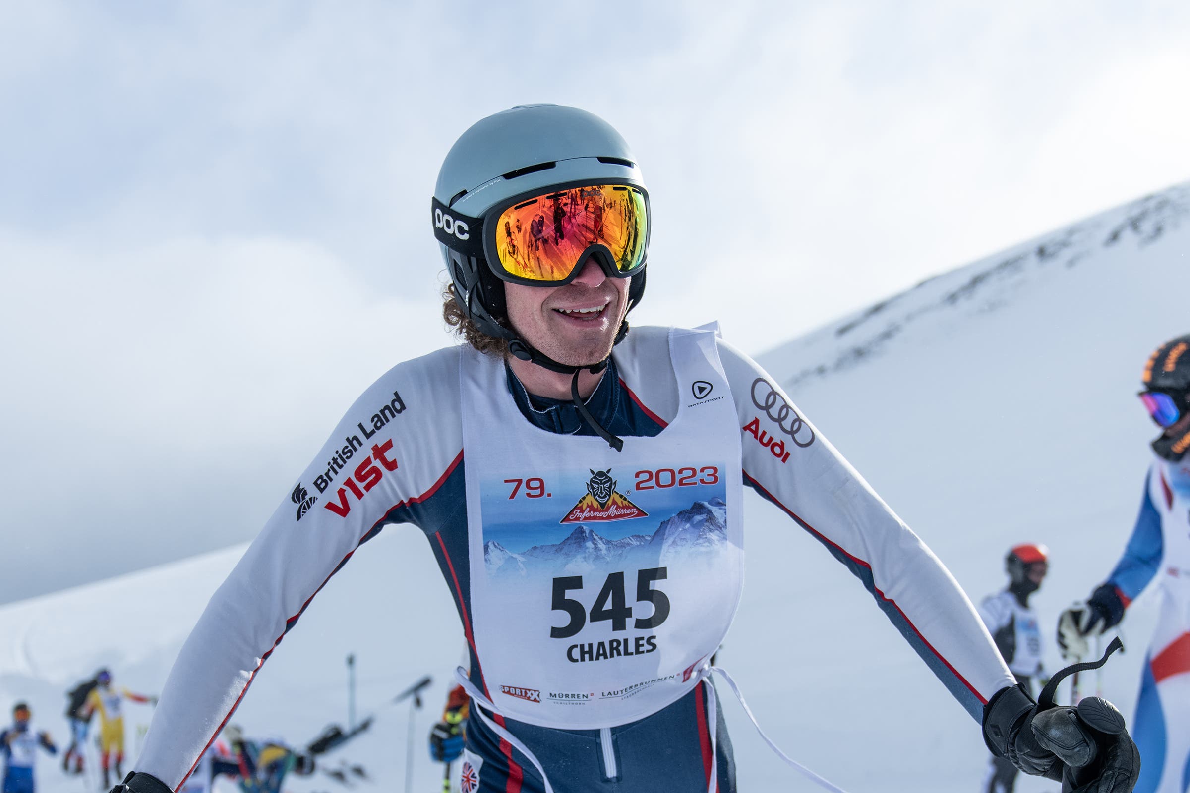 Scene from the Inferno in the Swiss village of Mürren