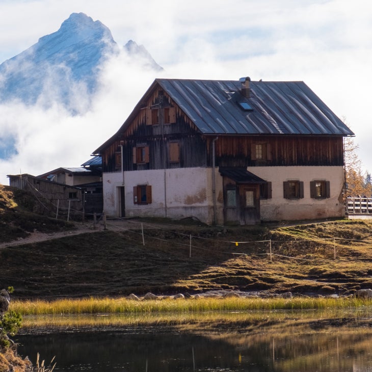 Rifugio Croda da Lago, Dolomite Mountains, Italy