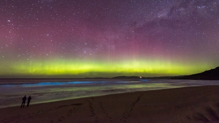 Aurora Austral de la Antártida Time-Lapse