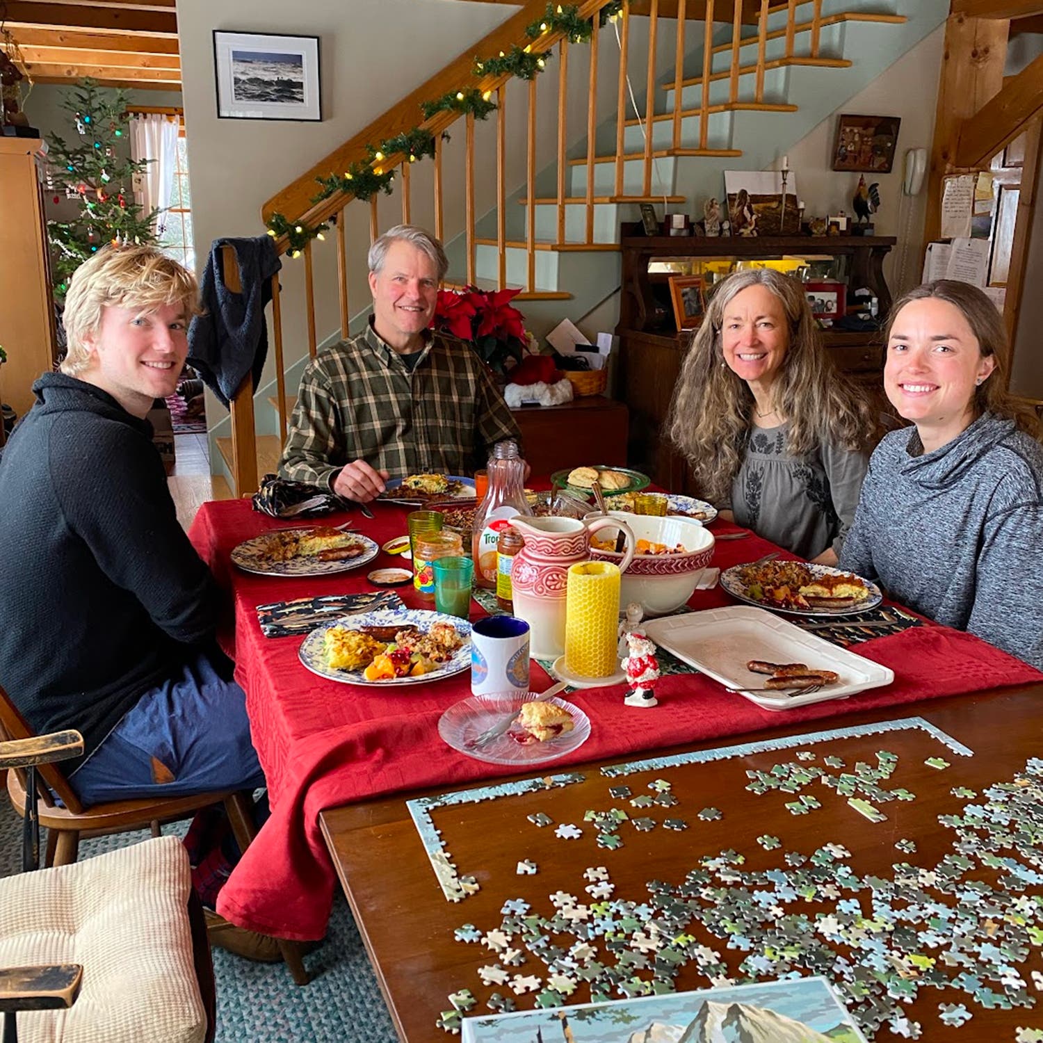 Christmas in Vermont at the Wilson home.