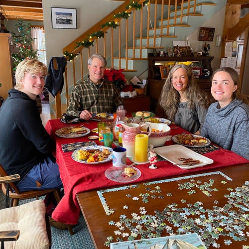 Christmas in Vermont at the Wilson home.