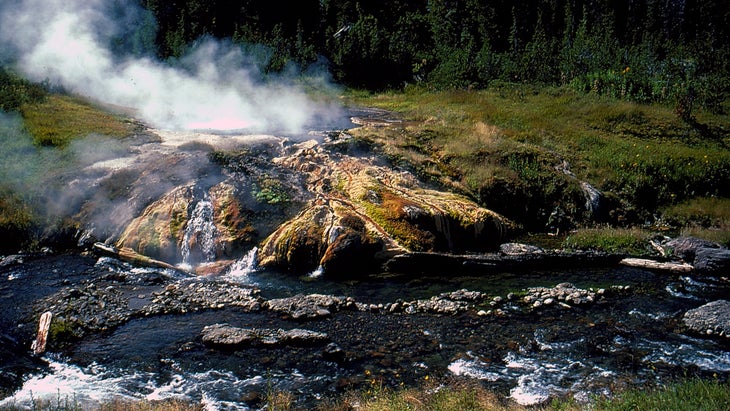 Bechler River Hot Springs, Yellowstone National Park