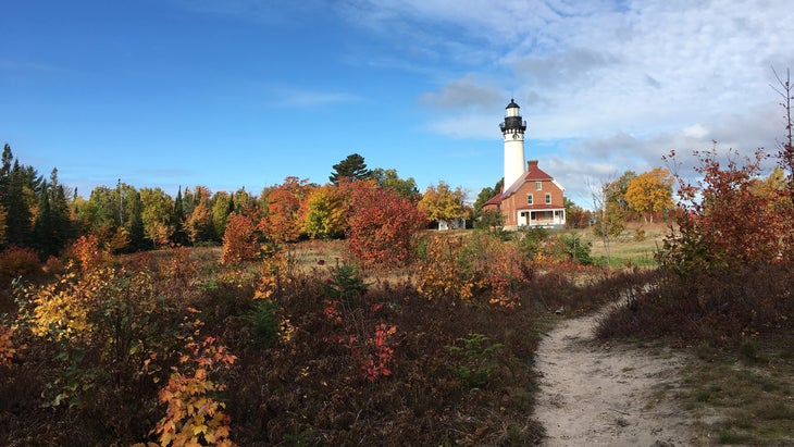 The North Country Trail and the Au Sable Light Station