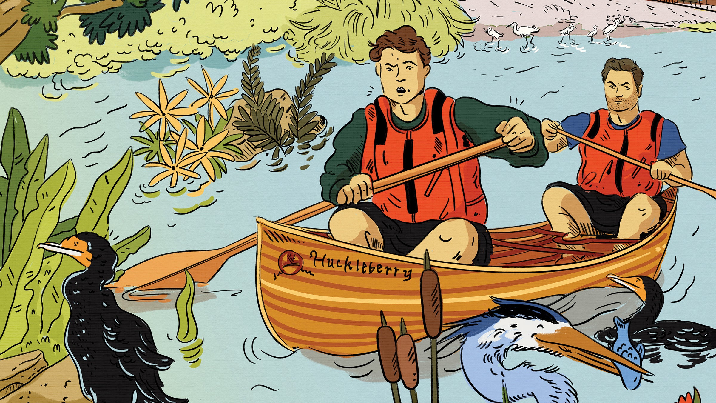 Nick Offerman Built a Badass Canoe. Then He Nearly Destroyed It.