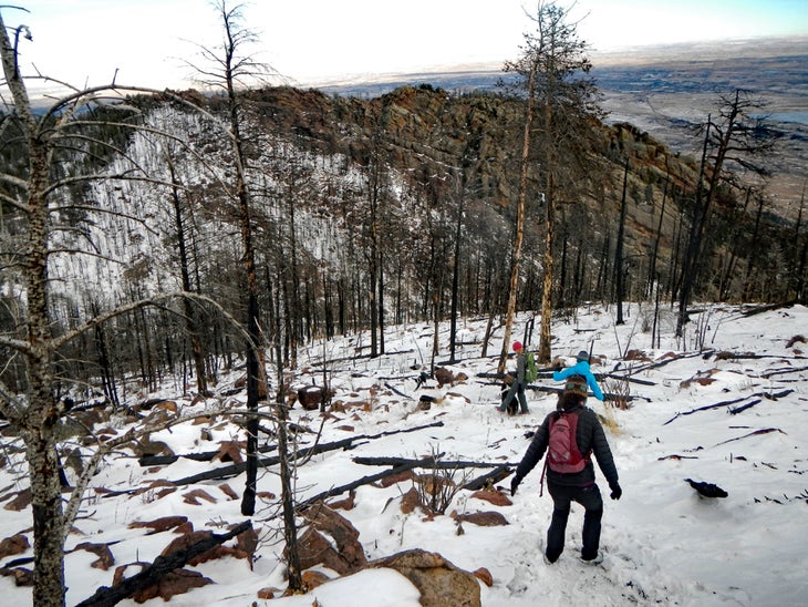 South Boulder Peak burn zone