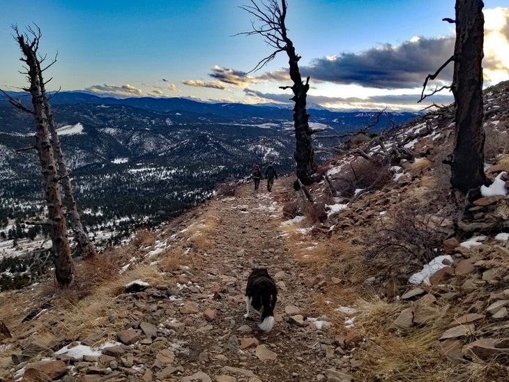 Sugarloaf Mountain in Boulder hikgin west