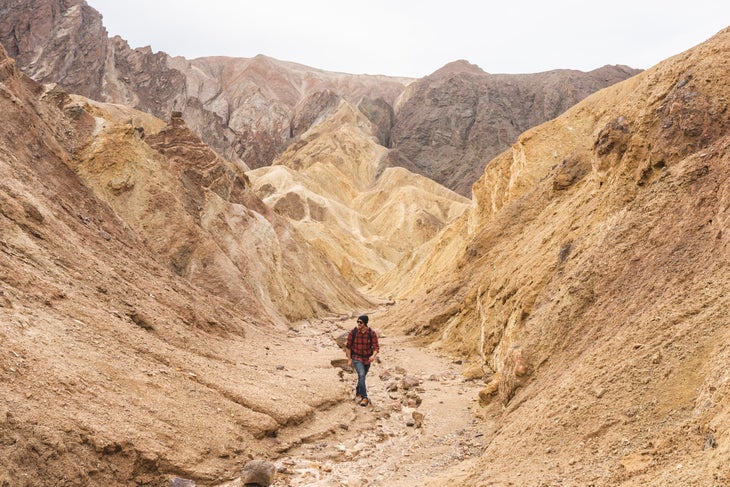 Creator Jacob Moon hiking in Death Valley National Park