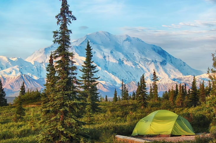 camping in Denali National Park Alaska