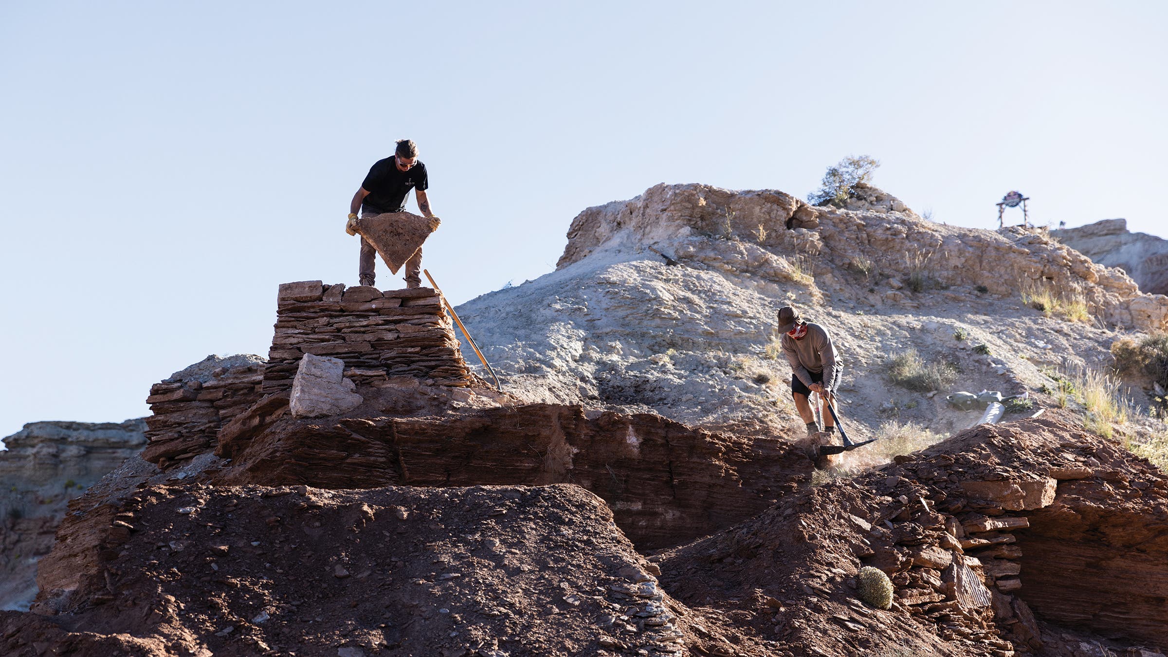 Builder constructs line at Red Bull Rampage