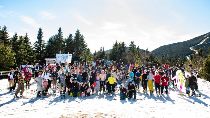 Springtime party at Jap Peak Resort, Vermont