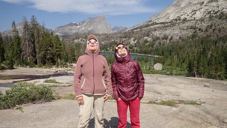 eclipse of 2017 in the Wind River Range, Wyoming