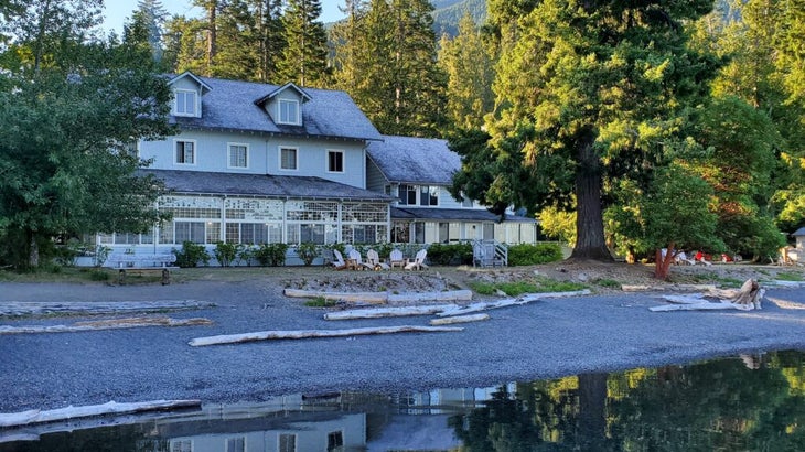 The Lake Crescent Lodge, in Washington’s Olympic National Park, is located on the shores of Lake Crescent.
