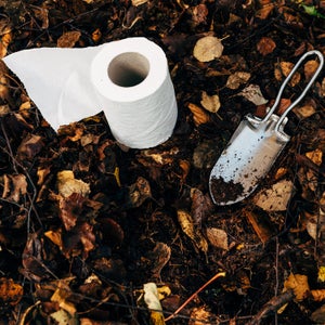 poop in the woods lnt