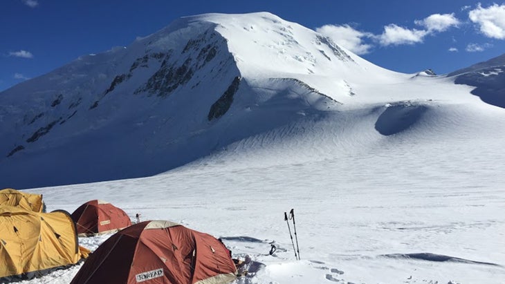 Mt. Khuiten the highest peak in Mongolia 