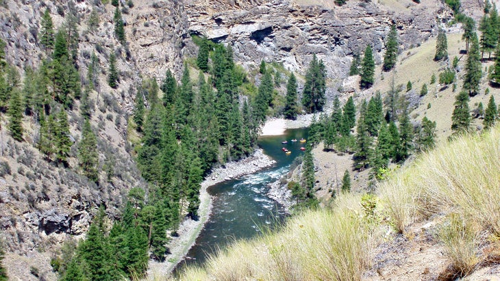 Middle Fork of the Salmon River Canyon Idaho