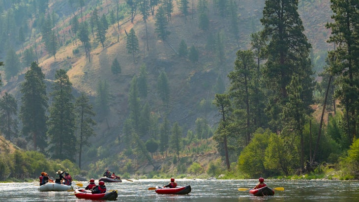 rafting the Middle Fork of the Salmon River, Idaho