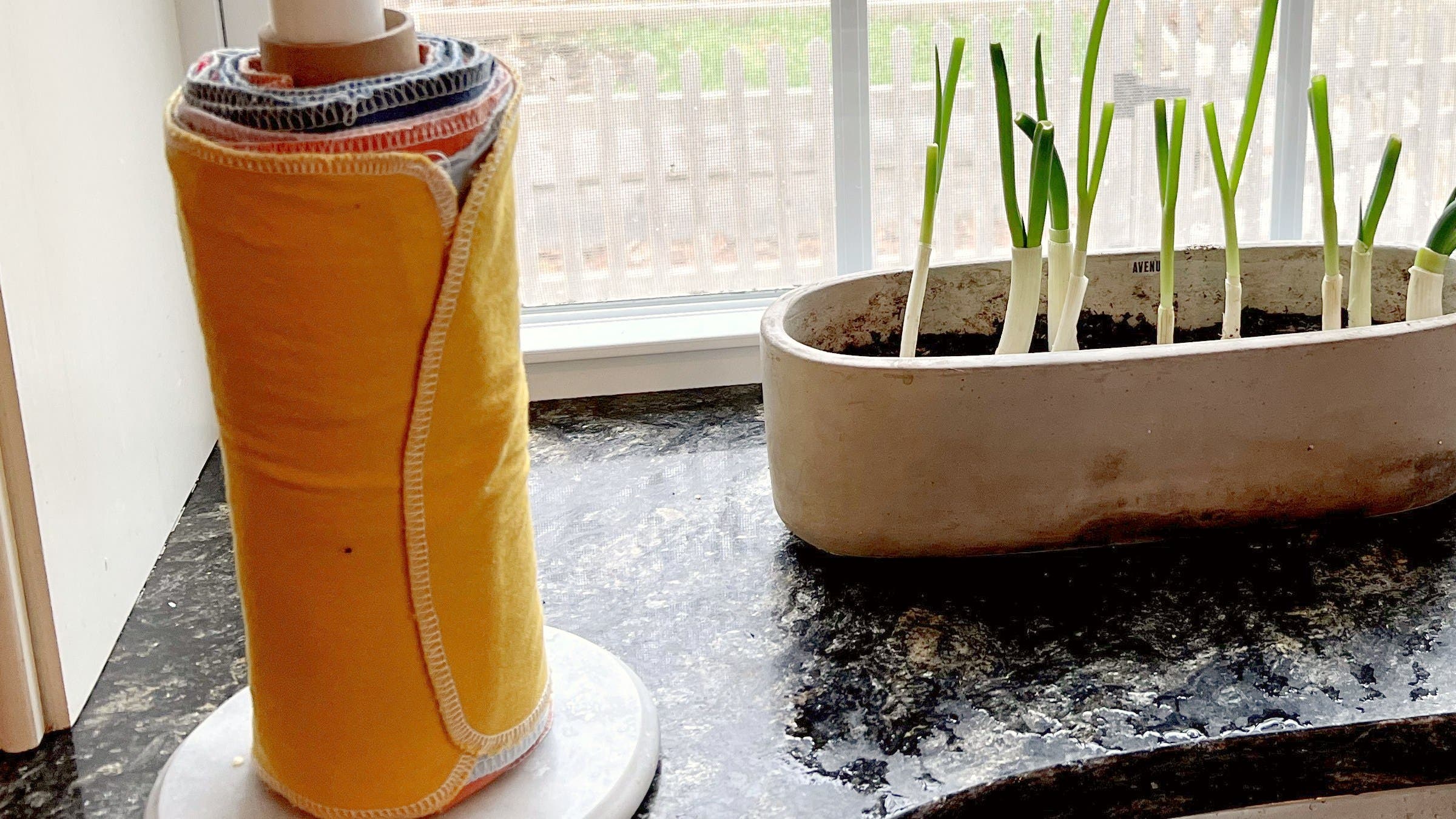 Save money and go green with reusable paper towels