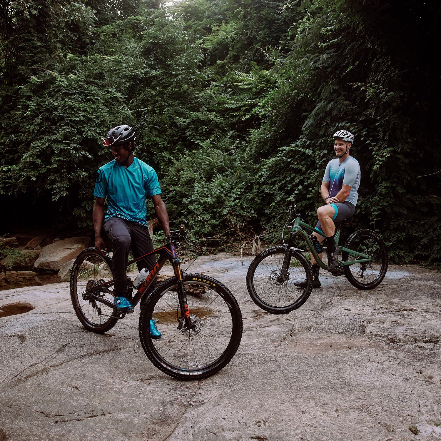 Korey and Matt hanging out in Forest Hill Park