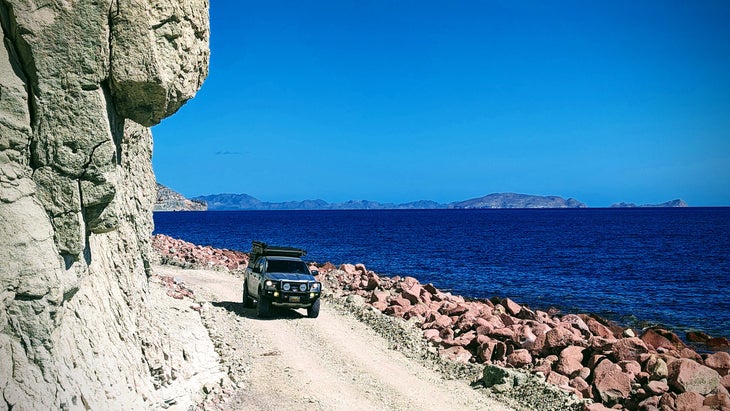 driving around baja sur, mexico