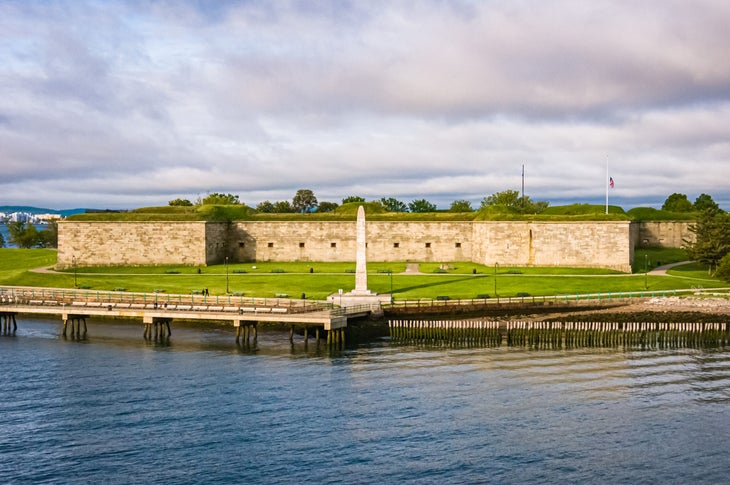 Fort Independence in South Boston