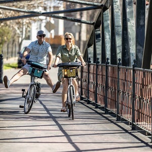 Riding bikes in San Antonio, Texas