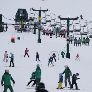 Packed runs at Deer Valley Resort in Utah.