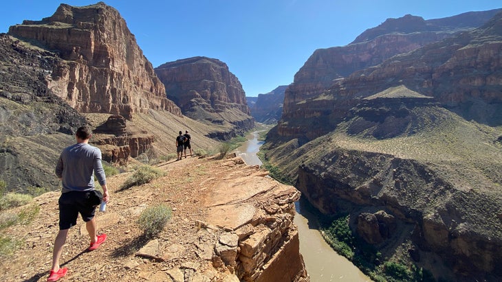 hiker in the Grand Canyon in Grand Canyon-Parashant National Monument, Arizona