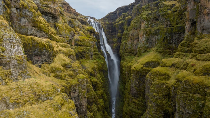 The magnificent Glymur Falls