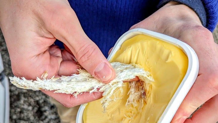 Cod jerky with Icelandic butter. Don’t knock it ‘till ya try it…