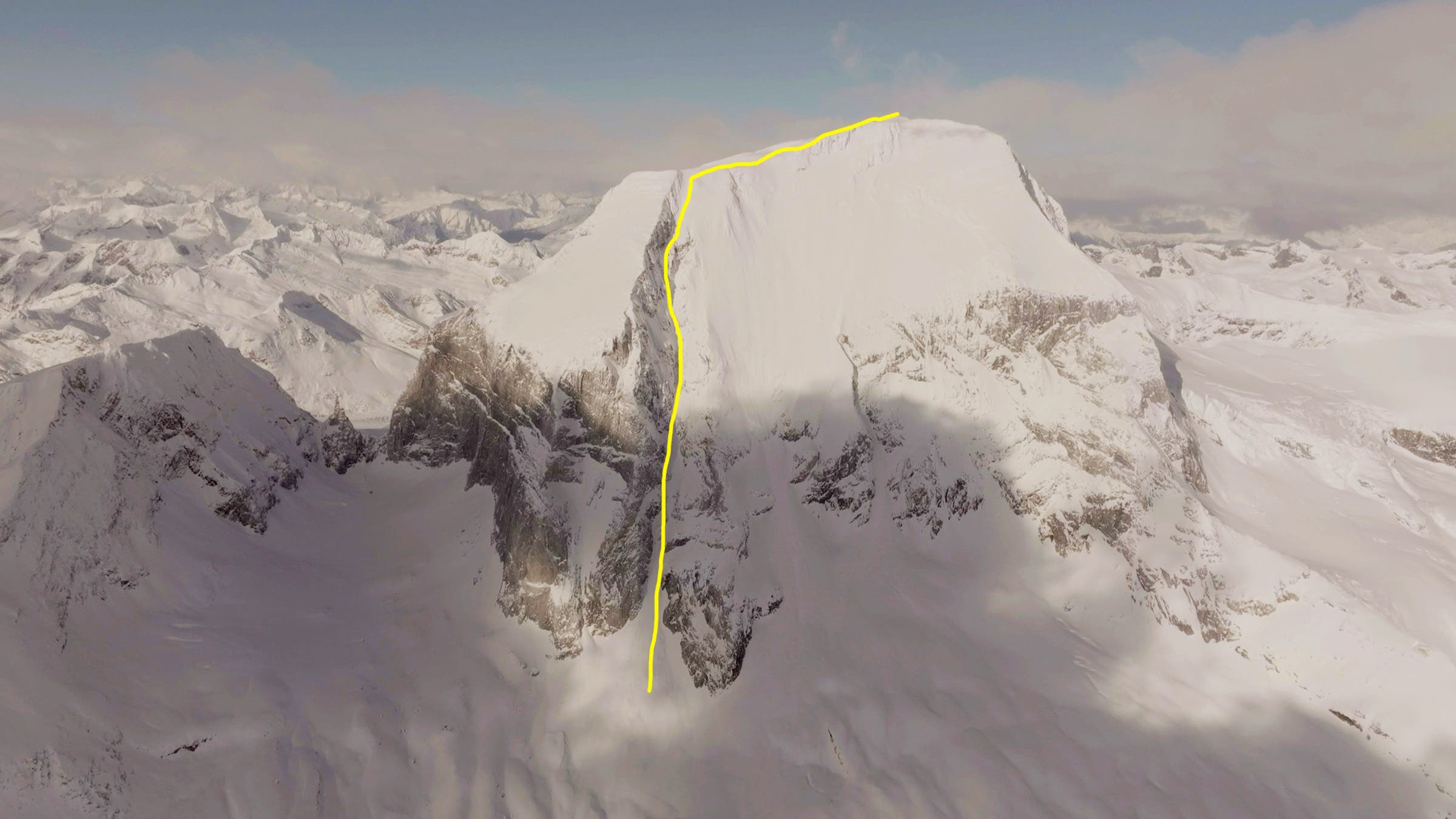 The weather and conditions lined up just right to allow the alpinists safe passage.