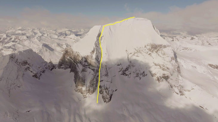 The weather and conditions lined up just right to allow the alpinists safe passage.