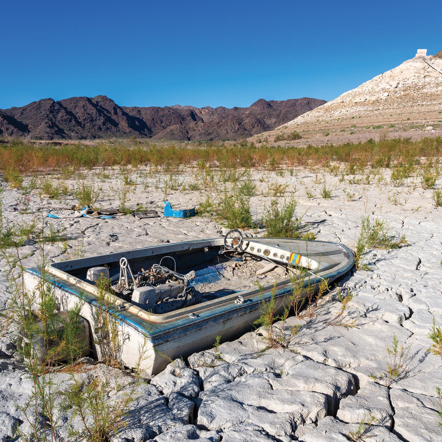 A drought-afflicted part of Lake Mead