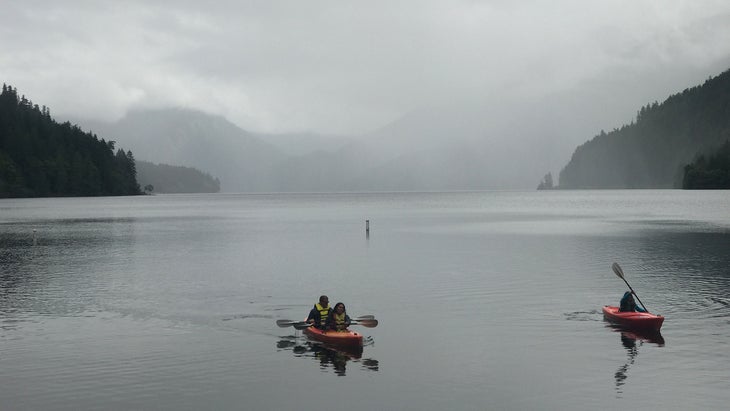Kayaking in Olympic National Park