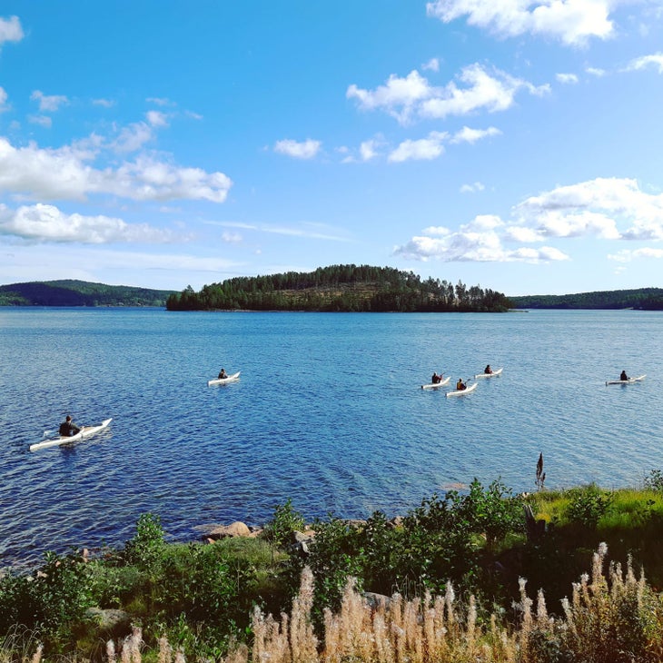 kayaking adventure from FriluftsByn, a village in Sweden