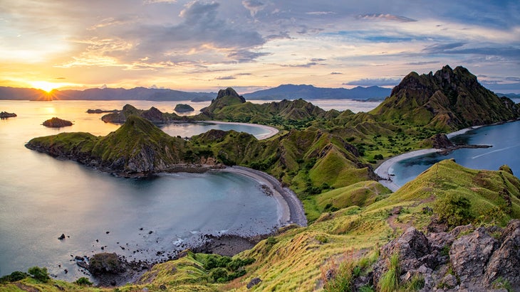 Beauty of the beach at Komodo Island, Flores, Nusa Tenggara Timur, Indonesia