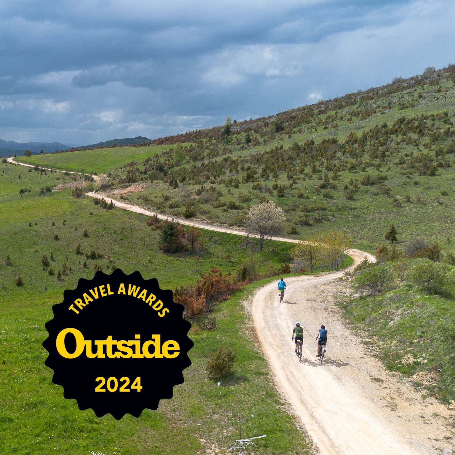 Gravel grinding in southwest Serbia