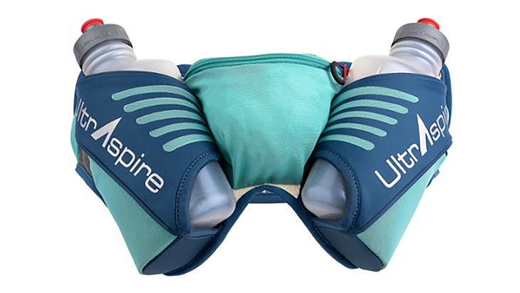 UltrAspire waist best with bottles for carrying fluids on the run
