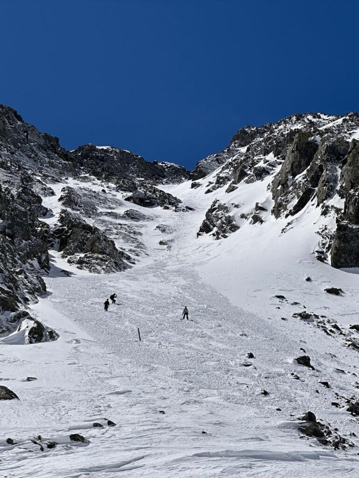 Avalanche on Quandary Peak