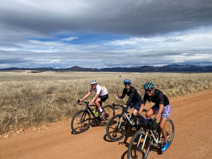 bikers in Patagonia, Arizona