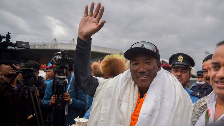 Nepali climber Kami Rita Sherpa.