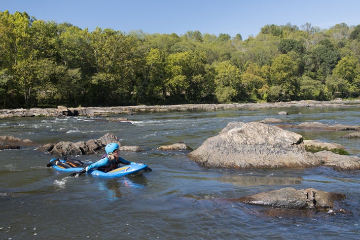 Bellyak Section 9 of the French Broad River.