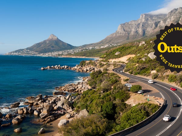 The road from Cape Town, South Africa, east to the Garden Route is a beautiful shore-lined adventure.