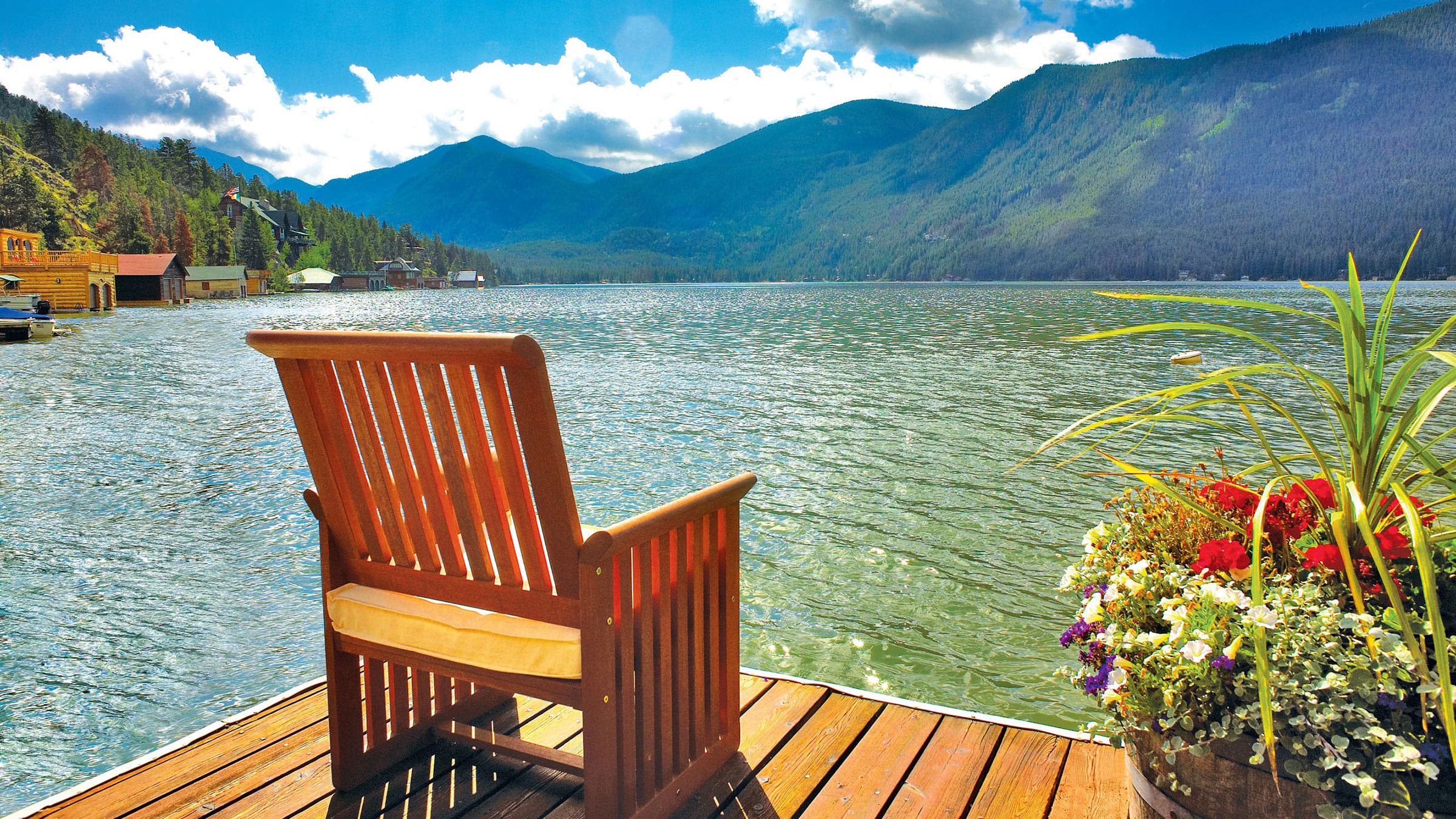 dock on Grand Lake, Colorado