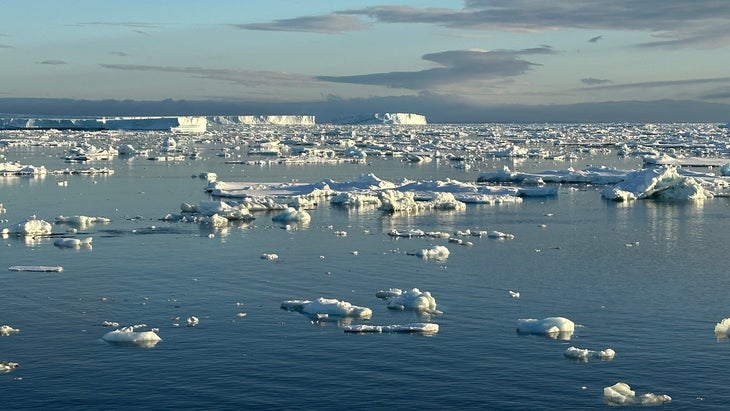 ice chunks Antarctic Peninsula